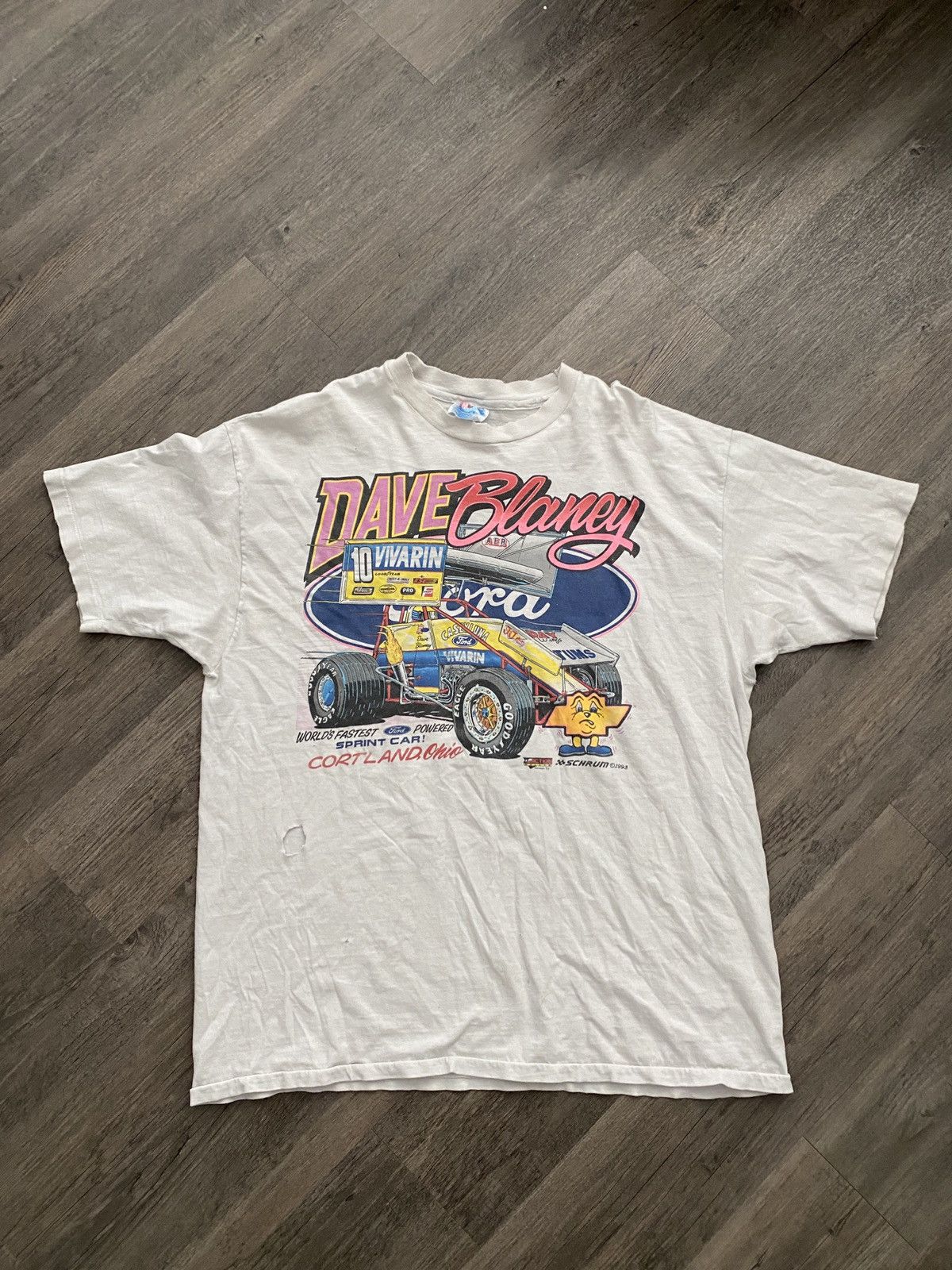 Vintage 90s Racing Tee Hoodie, Sweatshirt | FlexRushtees.com