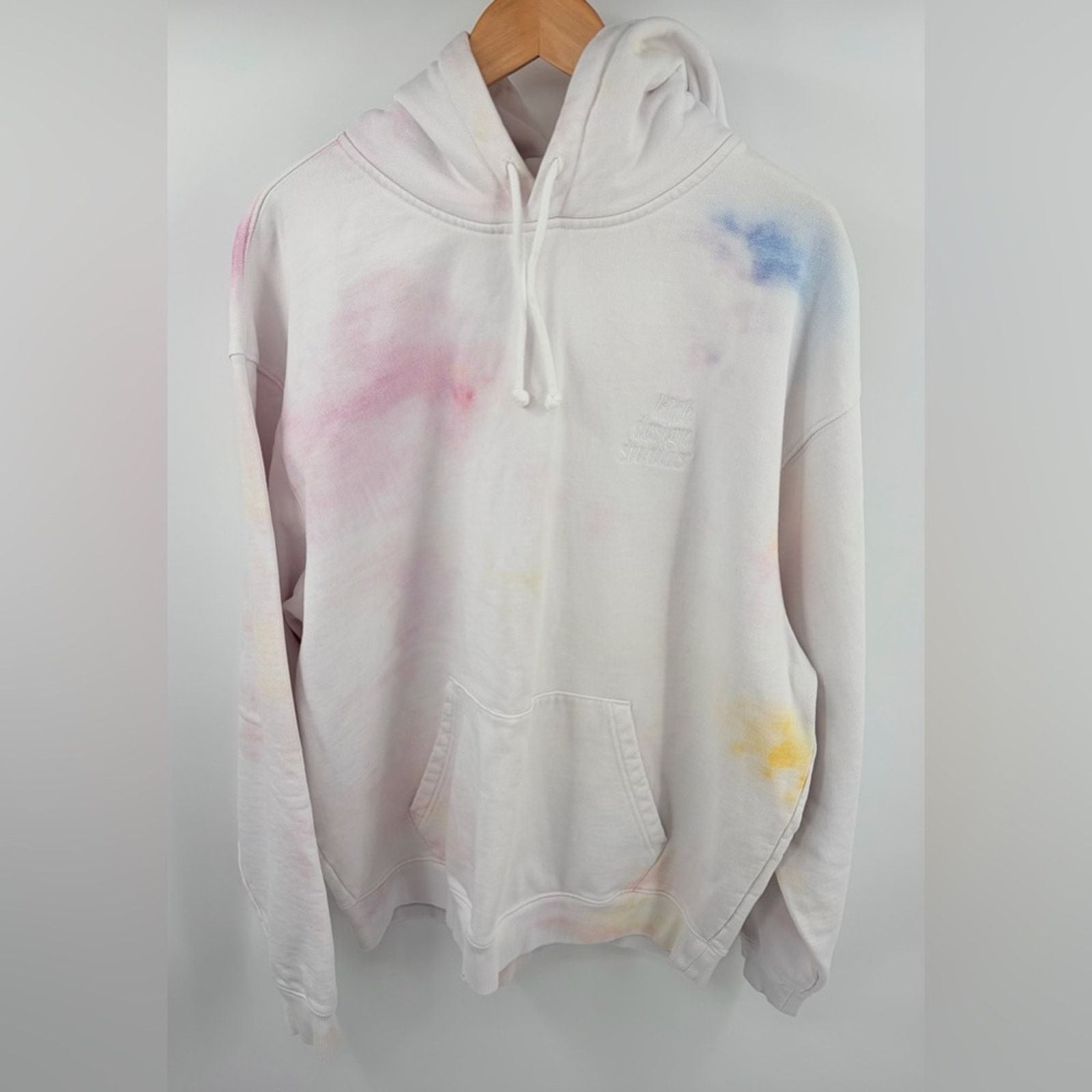 Kith Men S Design Studio White Tie Dye Nelson Hoodie Xxl T-Shirts, Sweatshirt | AU16VibeMintTees.com