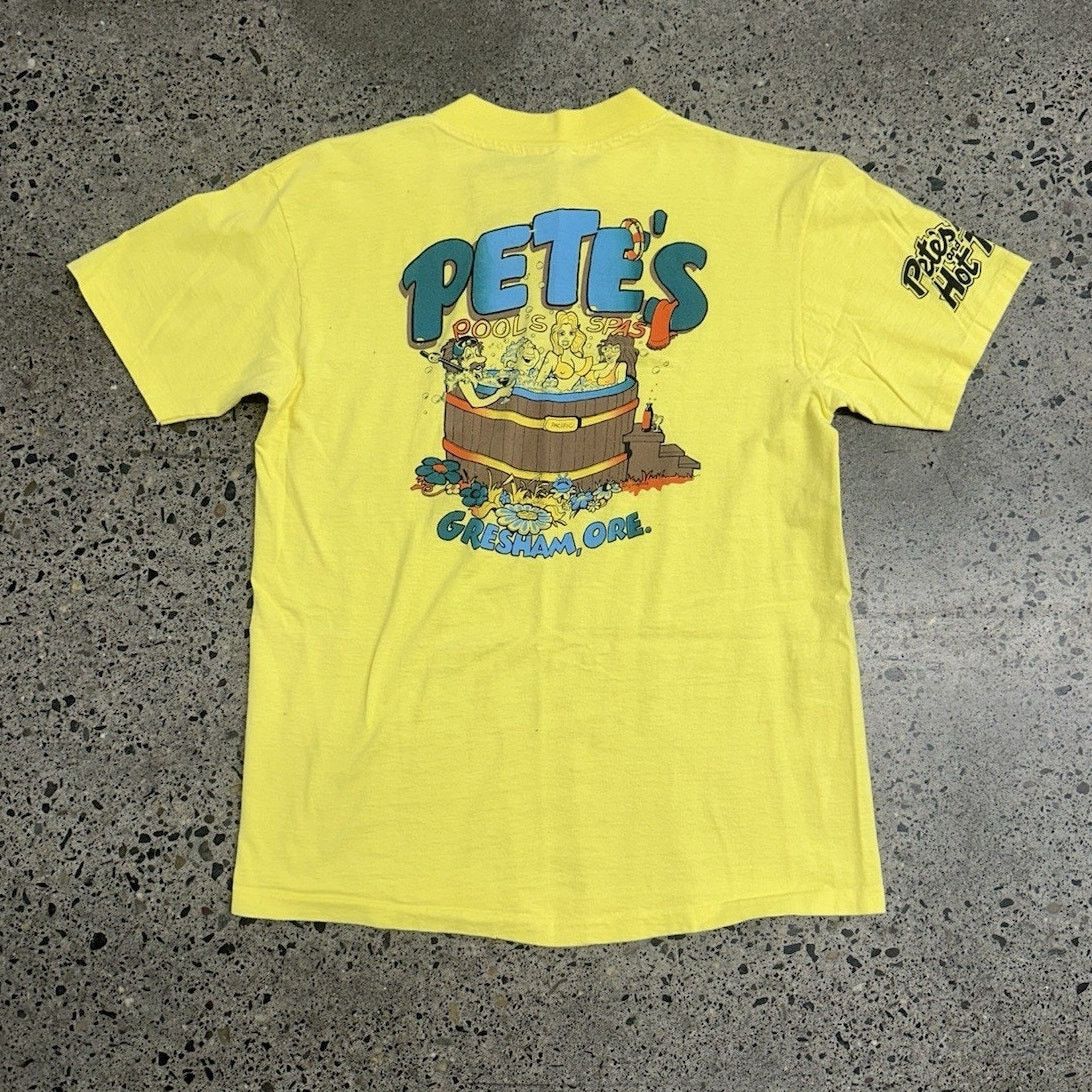 Vintage Hanes Pete S Pools Spas Gresham Shirt Men S Large