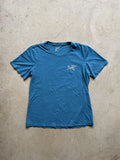 Arc Teryx Arcteryx Big Logo Blue T Shirt Women S Size Medium