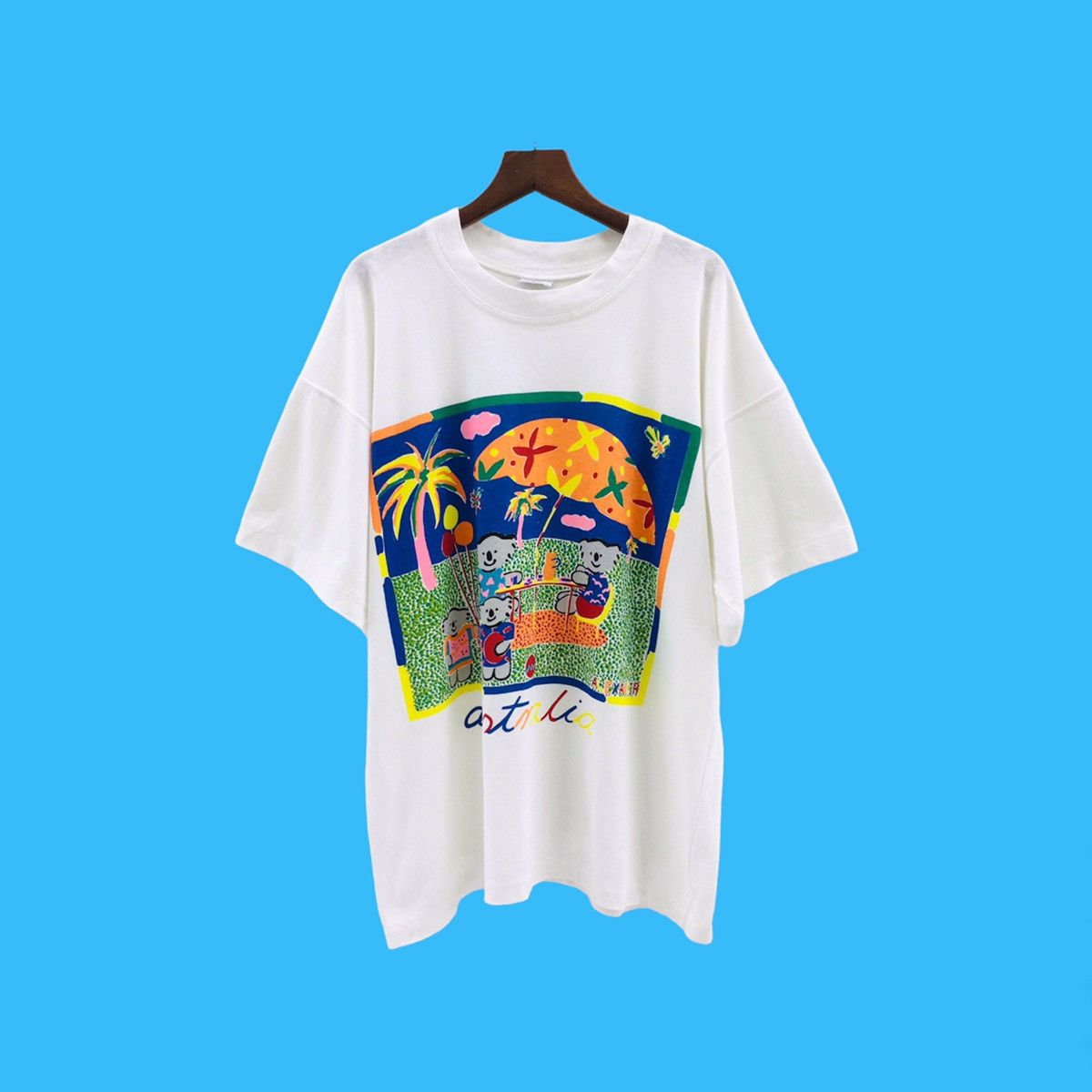 Vintage Australia Koala Down Under Graphic Tees Artist Art Hoodie, Sweatshirt | FlexRushtees.com