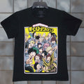 Vintage My Hero Academia Shirt Adult Small Black Graphic Short Sleeve Cotton Mens