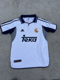Vintage 2000 01 Real Madrid Home Kit