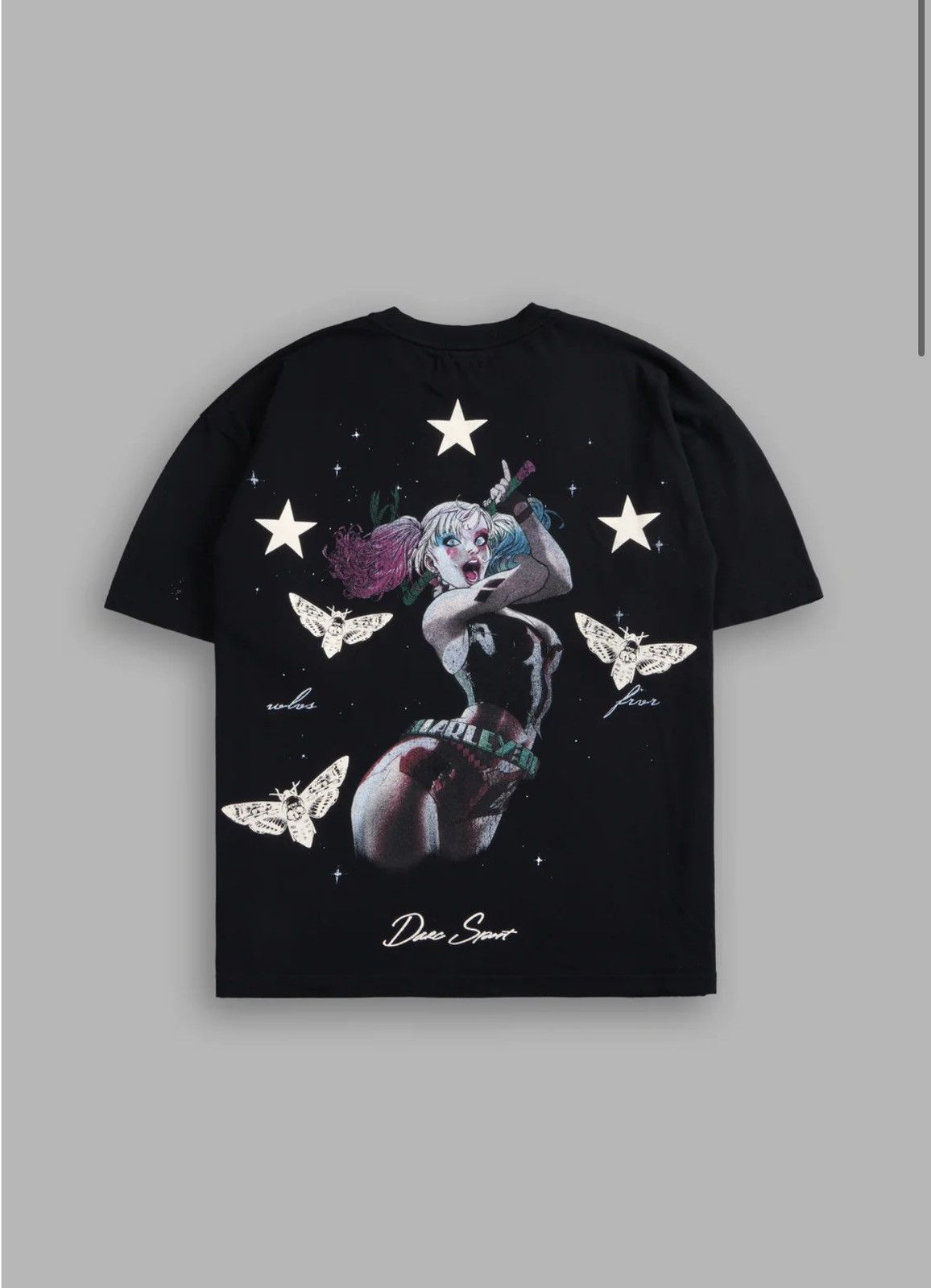 Darc Sport She S A Star Unisex Premium Oversized Tee In Black Hoodie, Sweatshirt | FlexRushtees.com