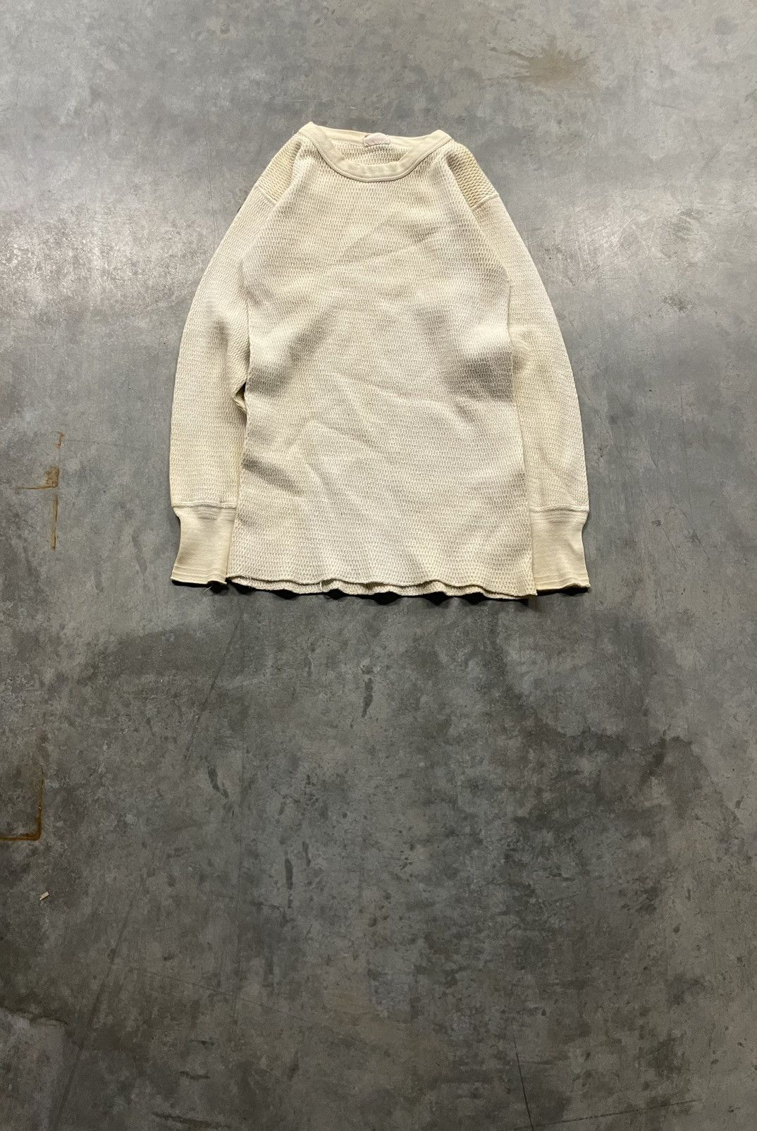 Vintage 60s Healthknit Waffle Thermal Long Sleeve