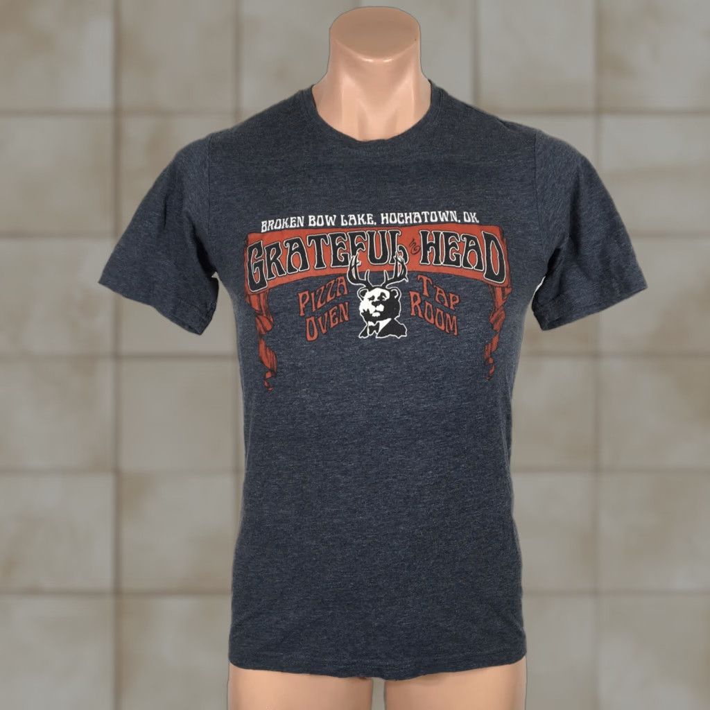 Gildan Vintage Broken Bow Dead Lake Ok Beer Pizza Tap Room Shirt Multicolor Short Sleeve T Shirt Men