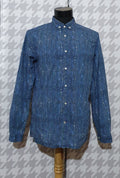 Knowledgecotton Apparel Organic Cotton Shirt Blue Polkadot Hoodie, Sweatshirt | FlexRushtees.com