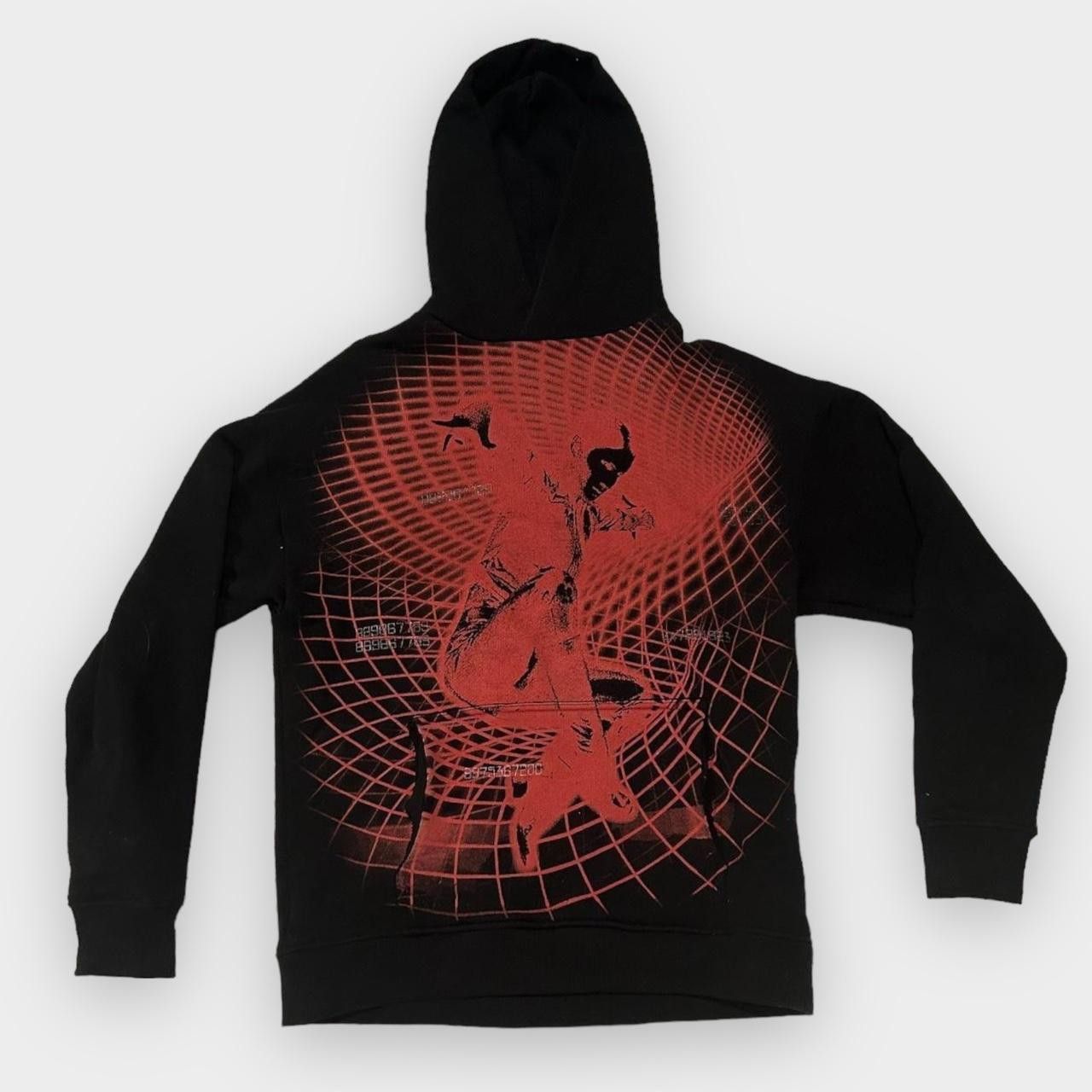 Matrix Black And Red Cyber Hoodie