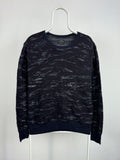 Allsaints All Saints Cotton Wool Linen Diablo Crew Sweatshirt