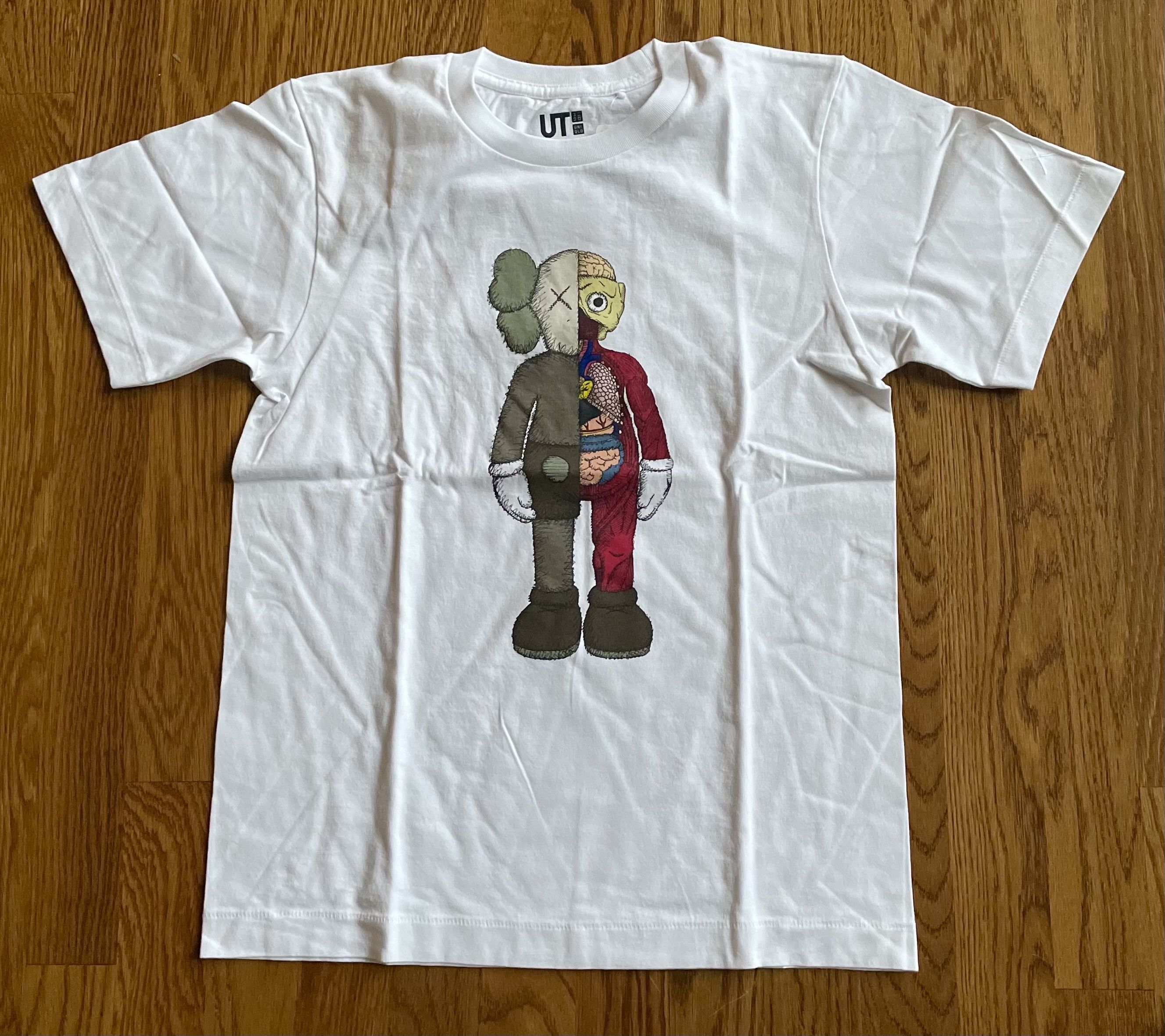 Uniqlo Small Ut White Flayed Tee Shirt Bff Plush Figure First Hoodie, Sweatshirt | FlexRushtees.com