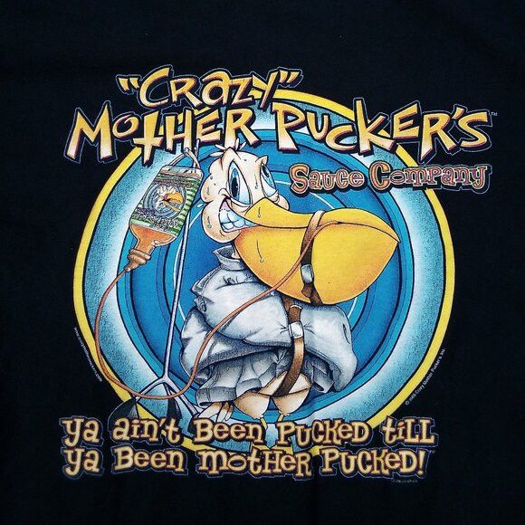 Vintage Crazy Motherpucker S Sauce Company T Shirt Hoodie, Sweatshirt | FlexRushtees.com