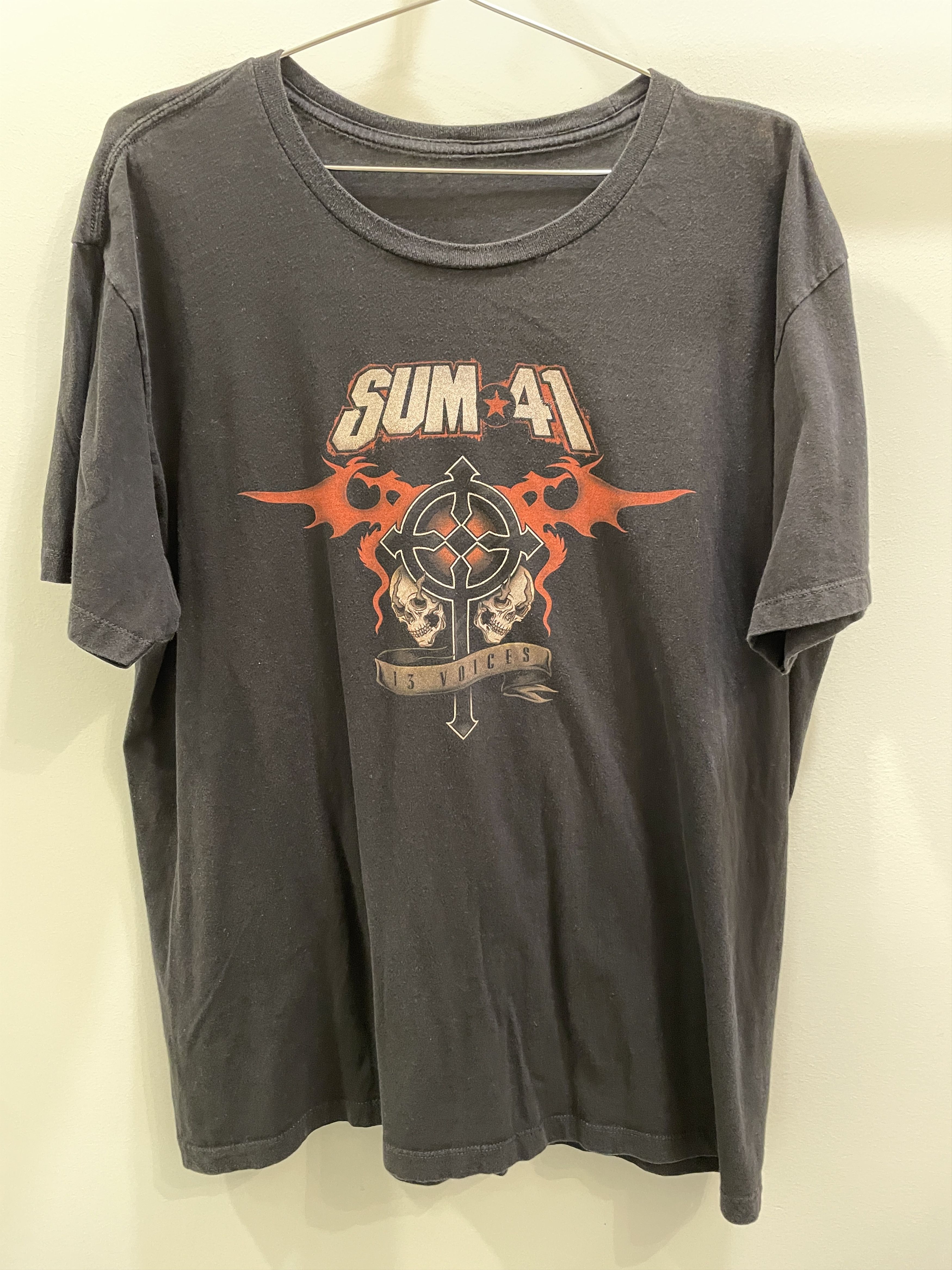 Vintage Sum 41 Band Tee 13 Voices Size Xl Hoodie, Sweatshirt | FlexRushtees.com