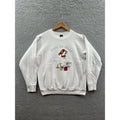 Other Screen Stars Born To Shop Goose White Sweatshirt Size Large