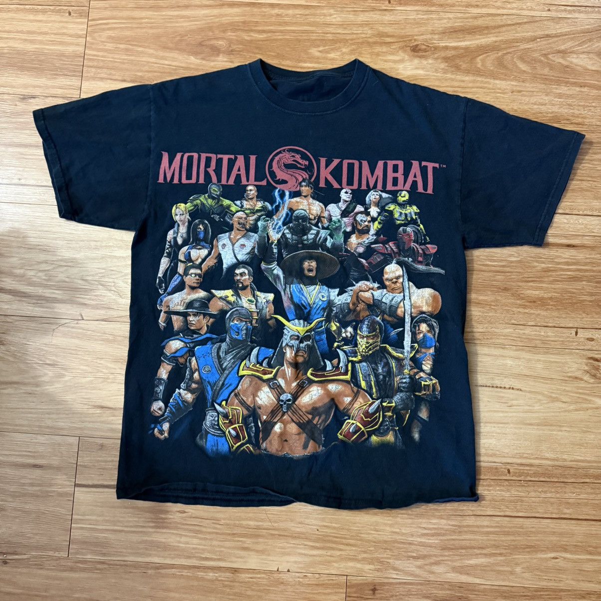 Vintage Mortal Kombat 3 Iii 90s All Characters Promo Tee L Hoodie, Sweatshirt | FlexRushtees.com