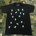 Univibe Astronaut Shirt Adult Medium Black Nasa Outerspace Space Walk Stars Mens
