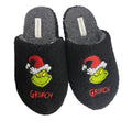 Eagle Outfitters American Eagle Grinch Slipper Black Slip On Hard Sole L