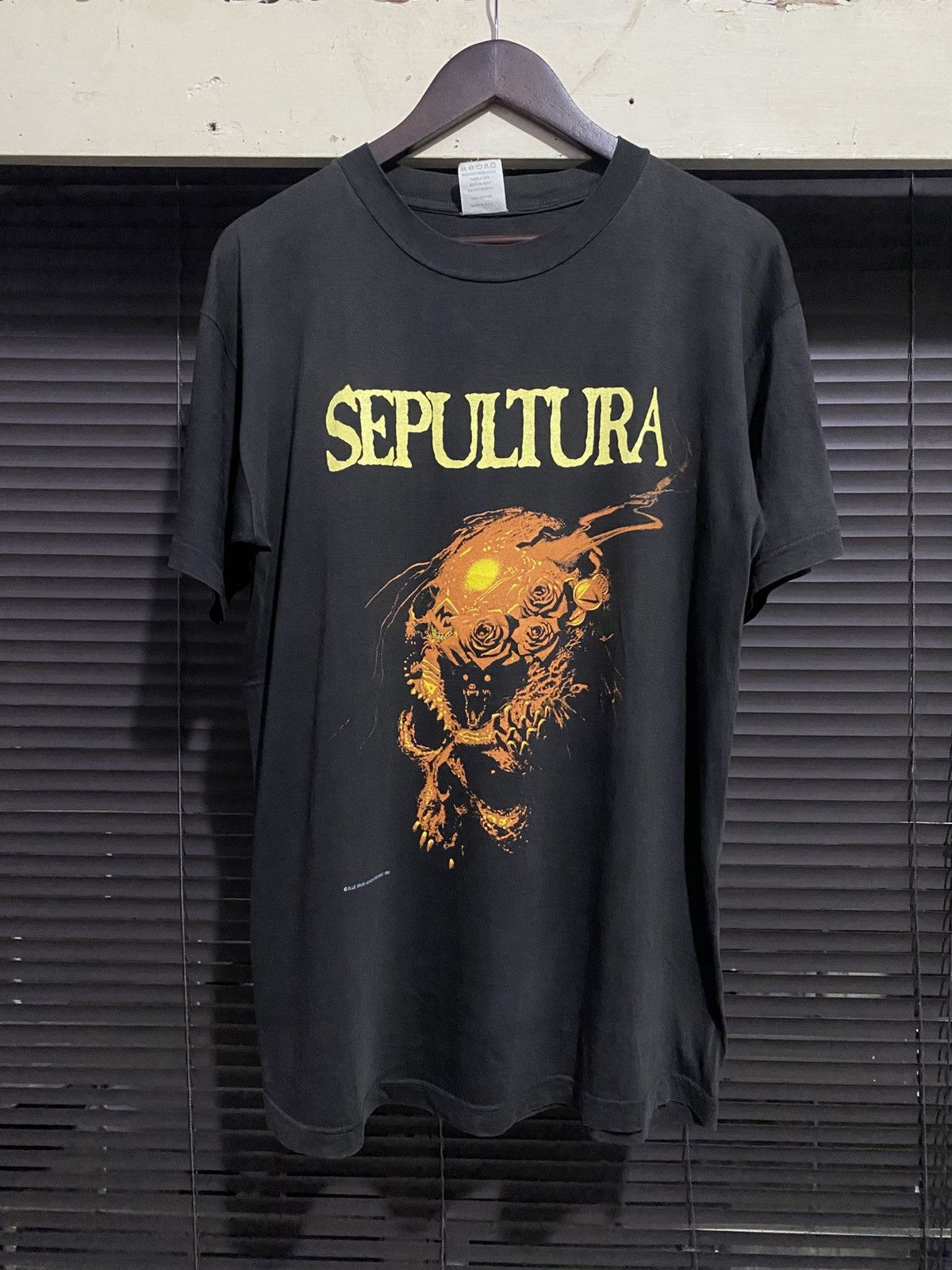 Band Tees Vintage Sepultura Beneth The Remains 1990 Hoodie, Sweatshirt | FlexRushtees.com