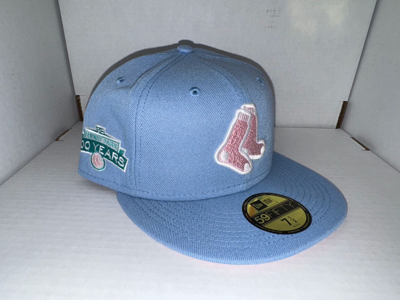 New Era Boston Red Sox Fitted Sky Size 7 1 2