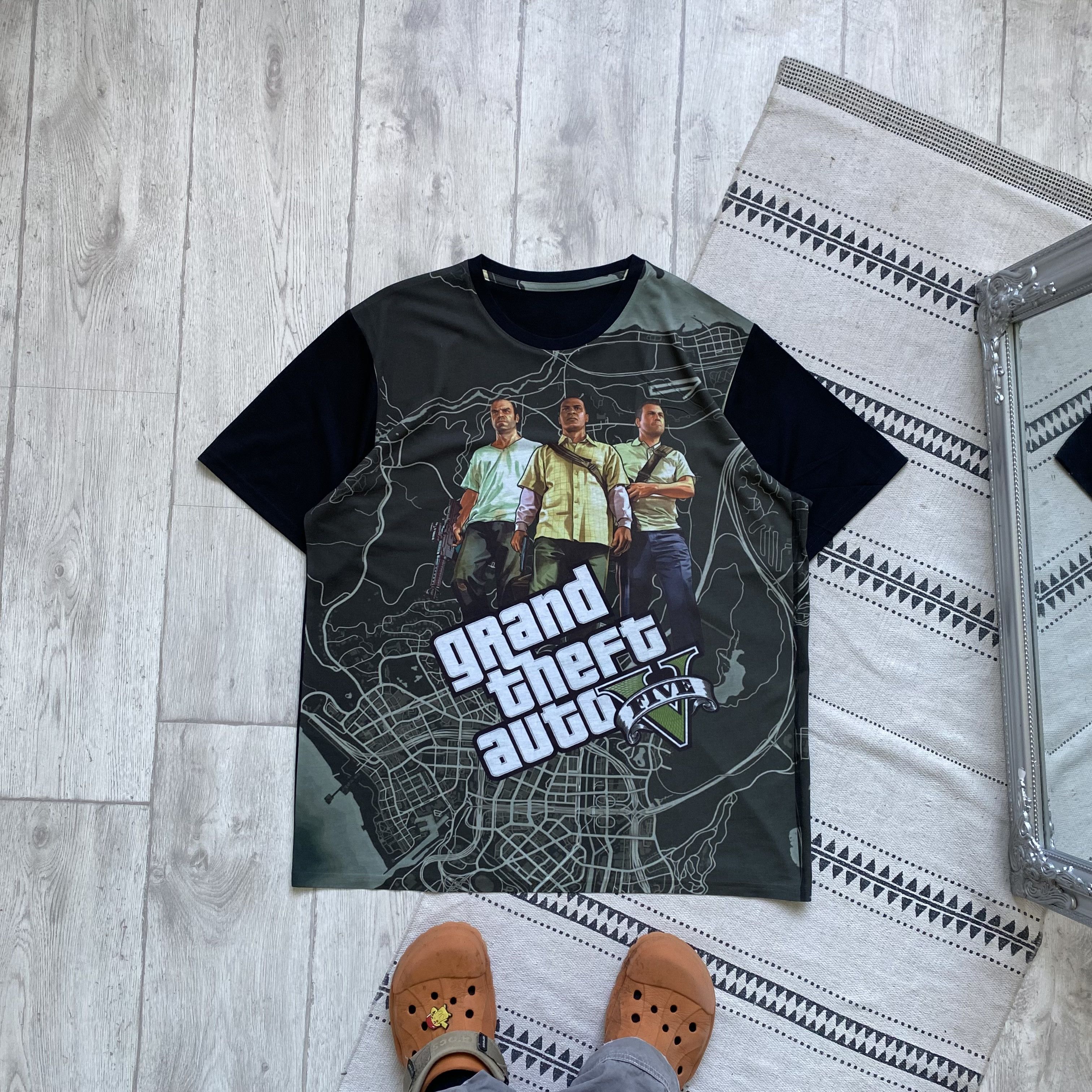 Playstation Videogames Gta V Tee Grand Theft Auto Vice City