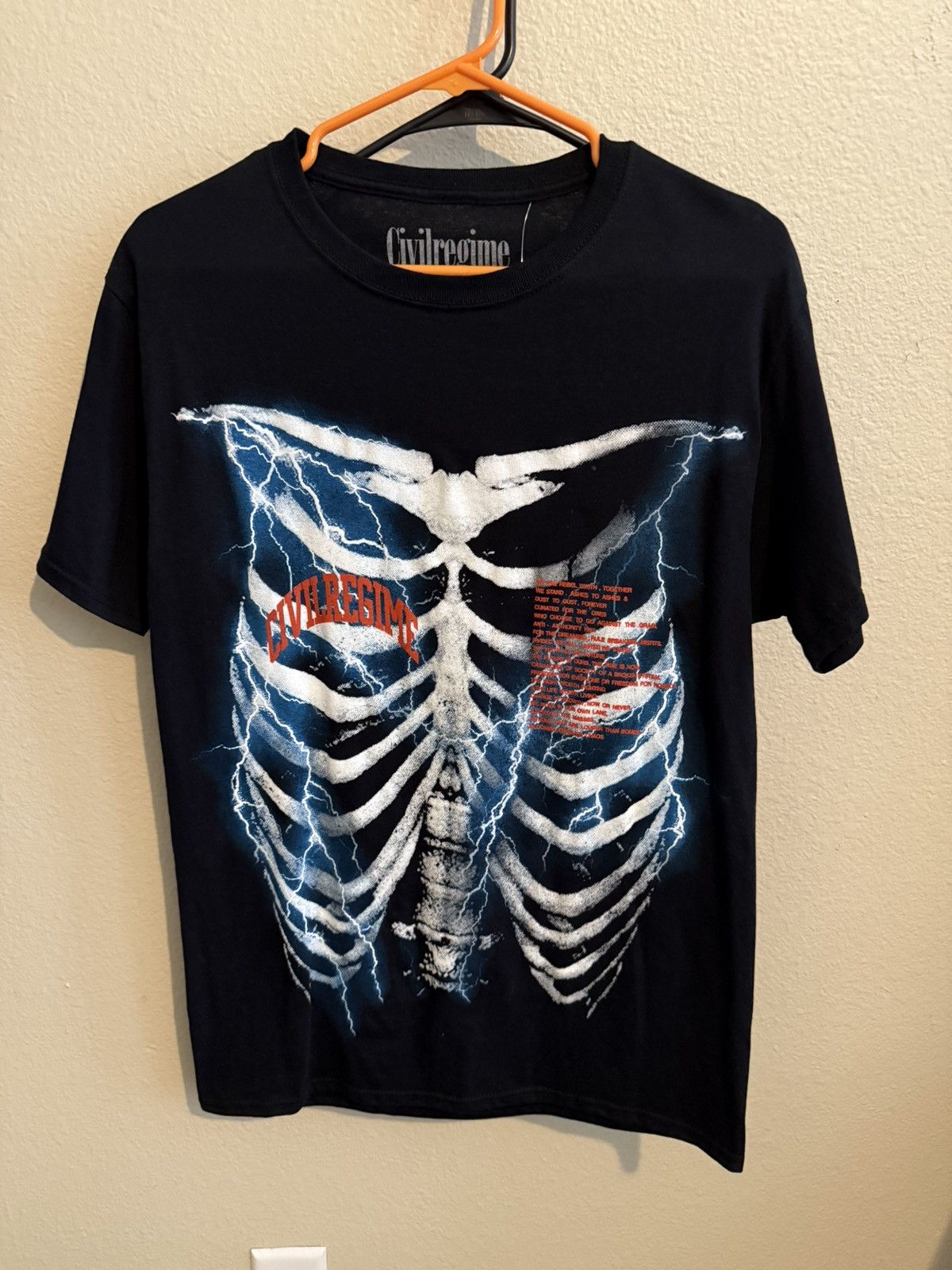 Civil Regime Skeleton Tee Hoodie, Sweatshirt | FlexRushtees.com