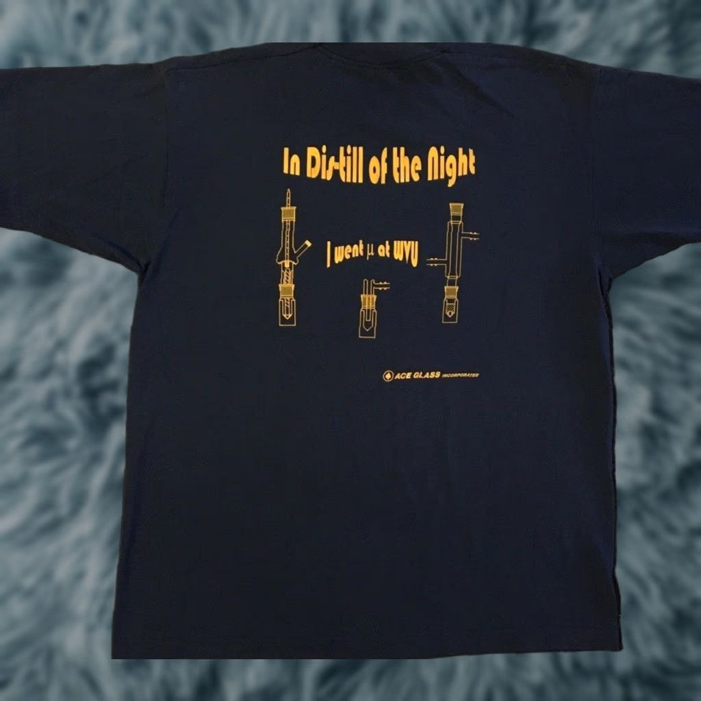 Vintage Vtg 90s Microscale Chemistry All Micro All The Time Faded Shirt Xl West Virginia University Hoodie, Sweatshirt