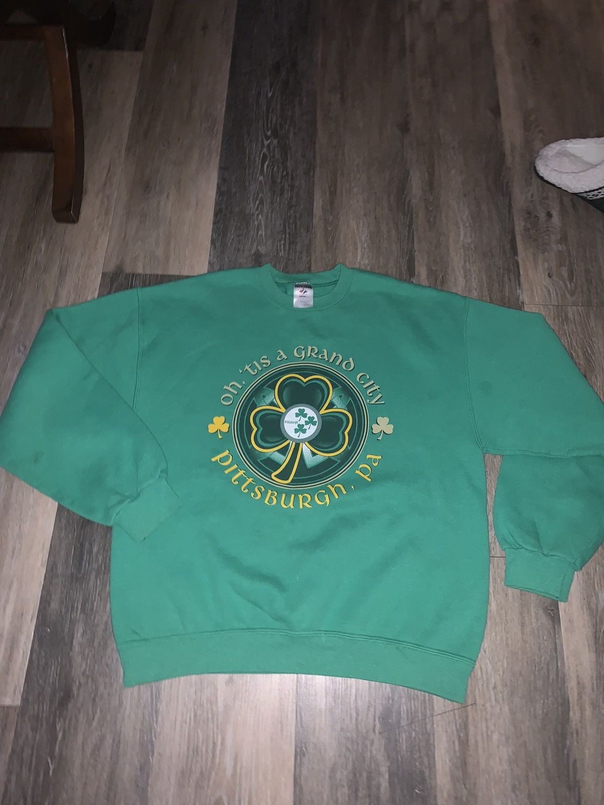 Vintage St Patrick S Day Pittsburgh Crewneck