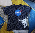 Nasa Full Print Spell Out Tees