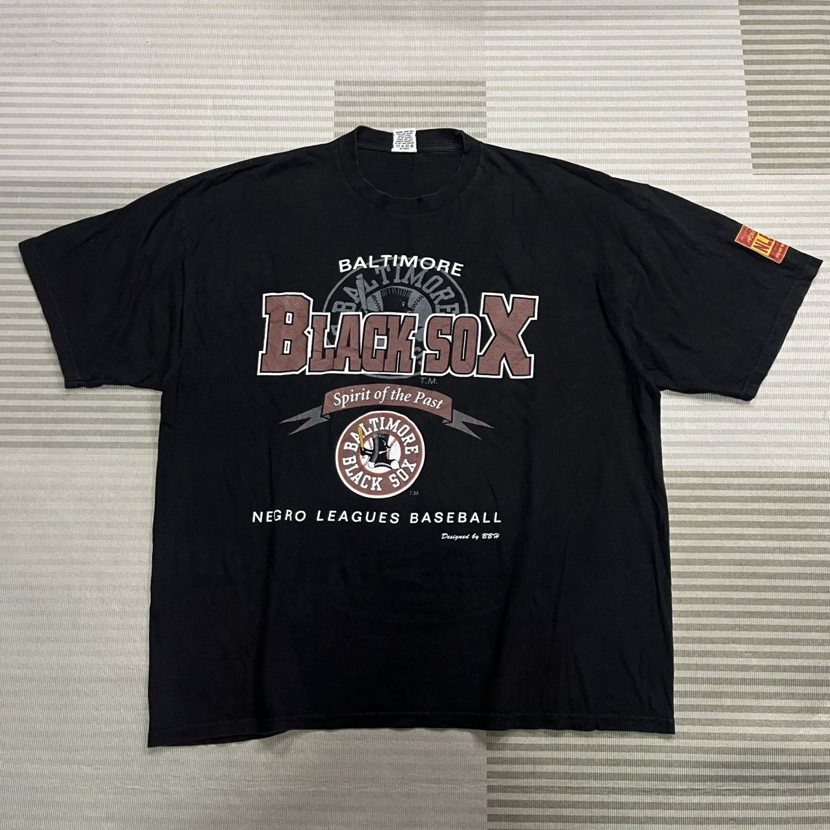 Mlb Vintage 90s Baltimore Black Sox Negro Leagues Baseball Tee Hoodie, Sweatshirt | FlexRushtees.com