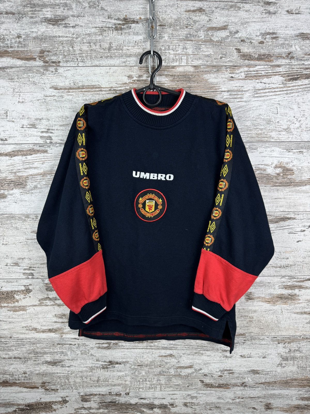 Vintage Umbro Manchester United Sharp Sweatshirt 90s Rare