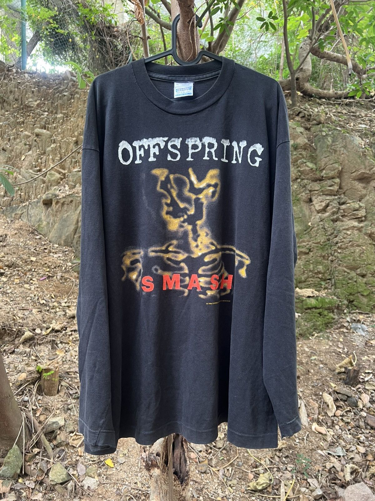 Vintage 90s The Offspring Smash Long Sleeve T Shirt Hoodie, Sweatshirt | AU16VibeMintTees.com