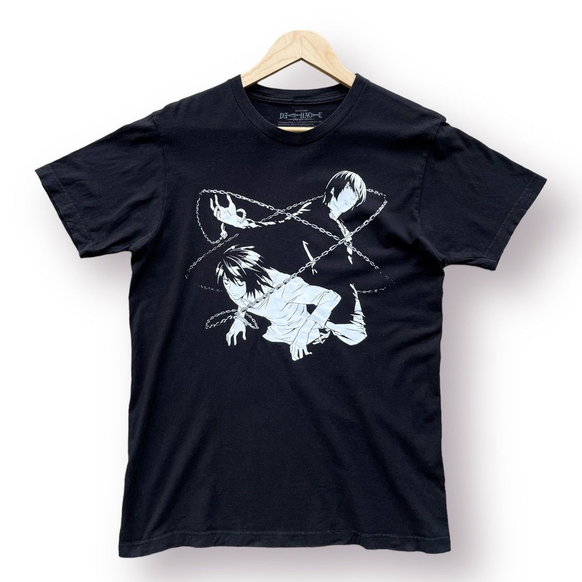 Rare Vintage Death Note L Light Yagami Chained T-Shirts, Hoodie, Sweatshirt | FlexRushtees.com