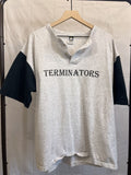 Vintage Terminators Baseball Henley 90s Y2k Tee