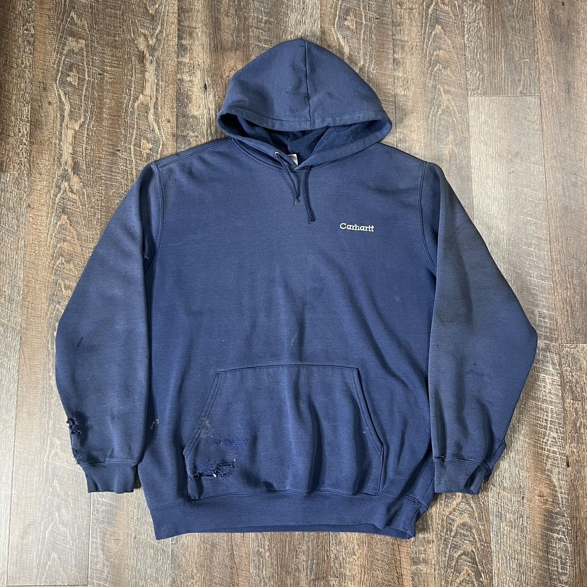 Carhartt Wip X Vintage Thrashed Vintage Carhartt Hoodie