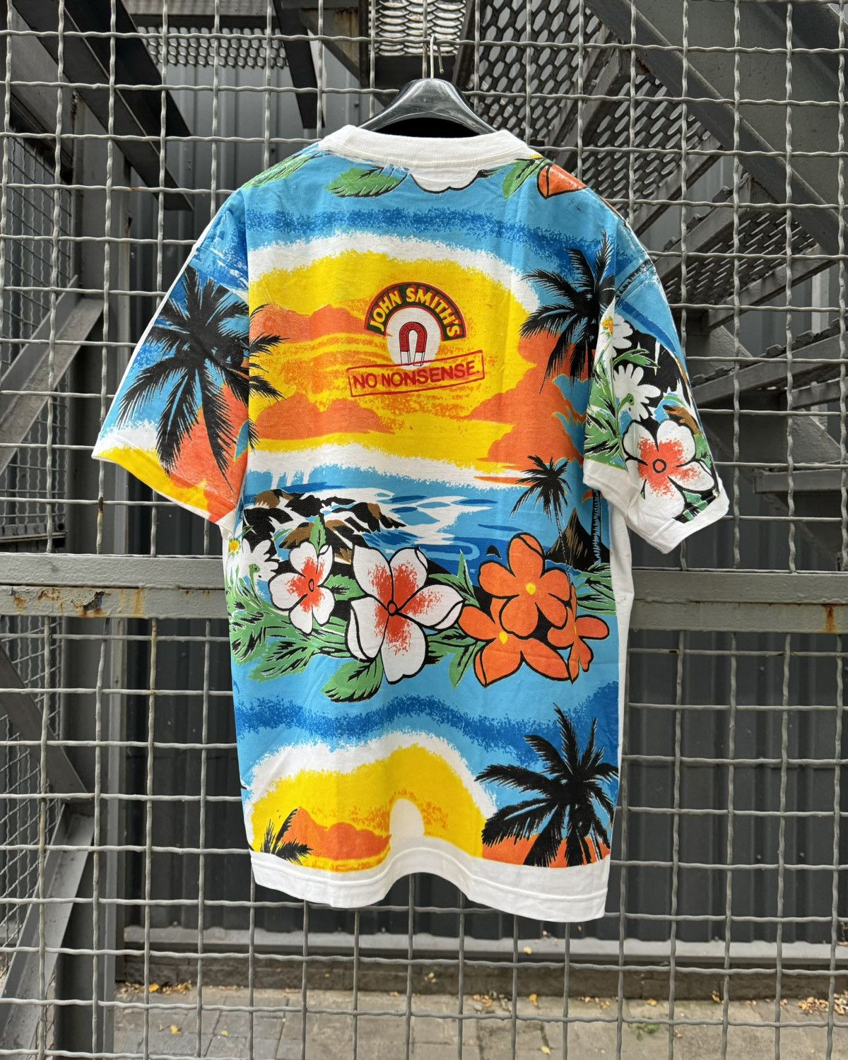Vintage 90s John Smith Beer T Shirt Over Print Hoodie, Sweatshirt | FlexRushtees.com