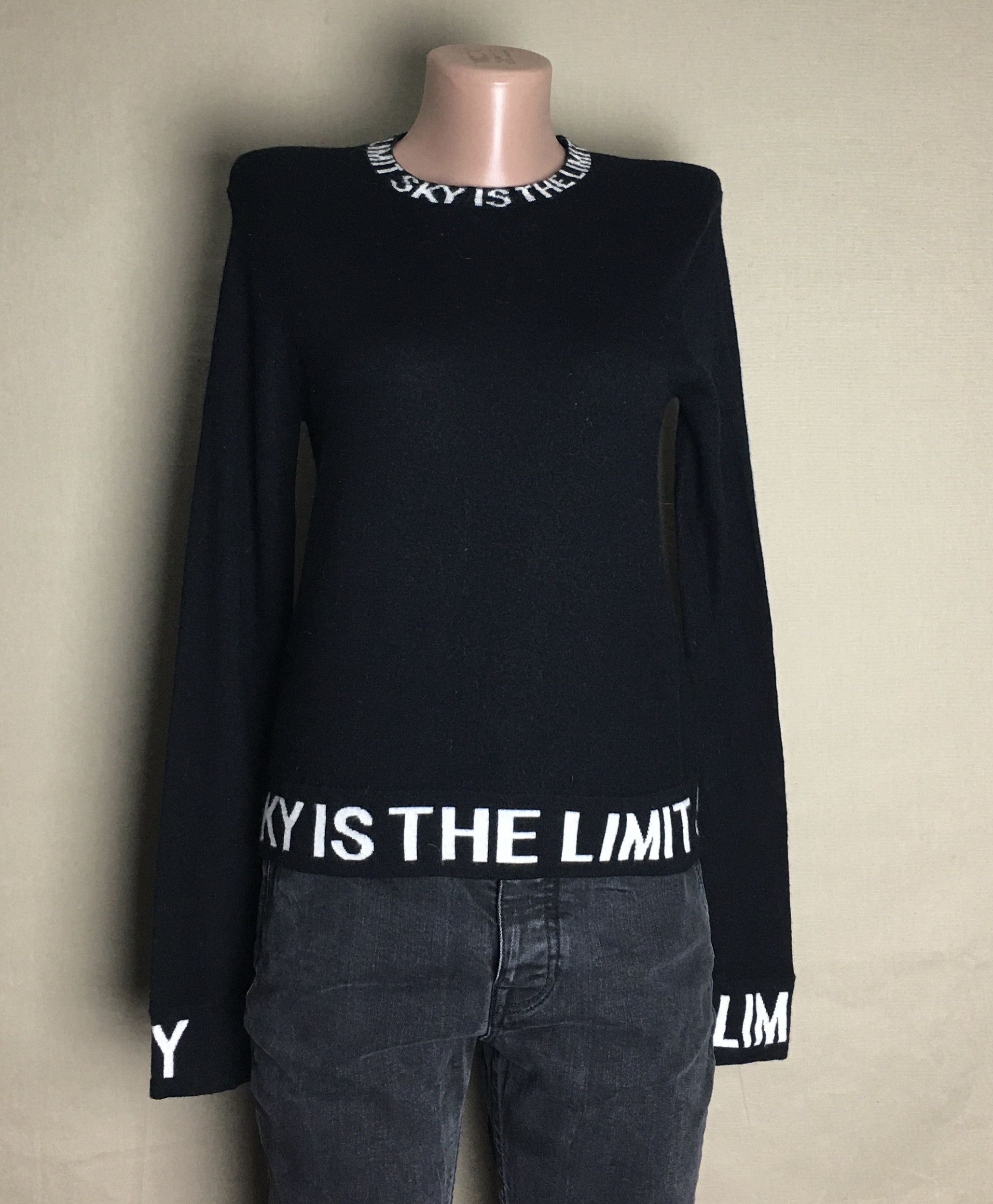 Designer From Future Prime Wool Black Sweater Sky Is The Limit