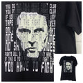 Other Tee Villain Tshirt Fight Club Rules Black Unisex Small