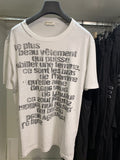 Yves Saint Laurent Unisex Ysl Slogan T Shirt Size M