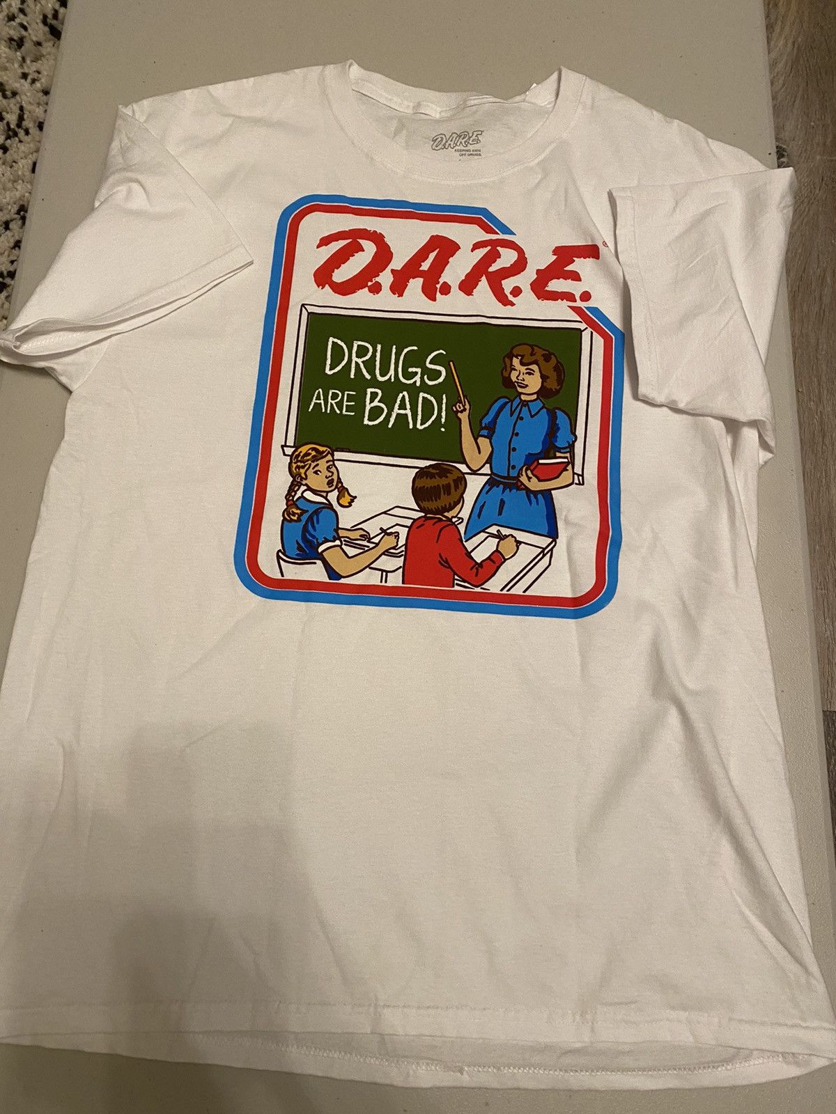D A R E D A R E Dare Drugs Are Bad School T Shirt Hoodie, Sweatshirt | FlexRushtees.com