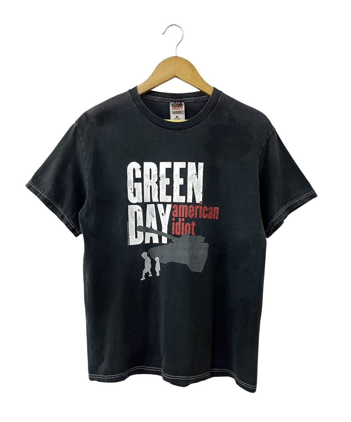 Band Tees Vintage 00s Green Day American Idiot Punk Rock Band Tshirt Hoodie, Sweatshirt | FlexRushtees.com