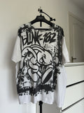 Vintage 2000s Blink 182 Bunny Print Tee Hoodie, Sweatshirt | FlexRushtees.com