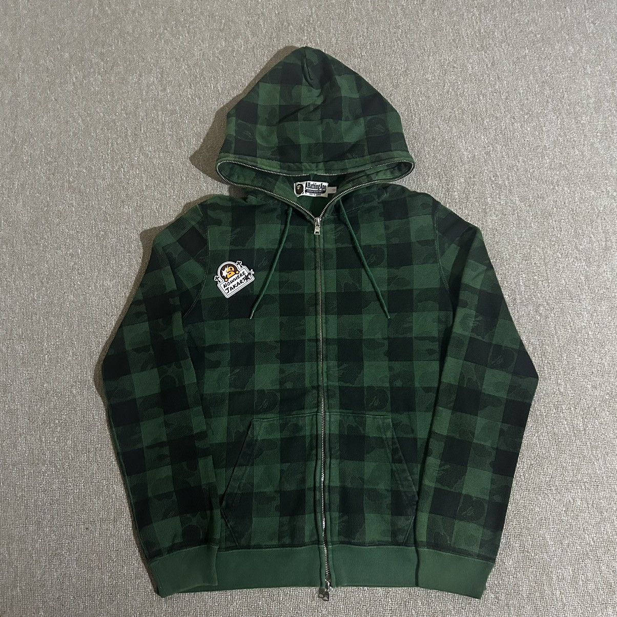Bape Check Camo Full Zip Hoodie T-Shirts, Sweatshirt | FlexRushtees.com