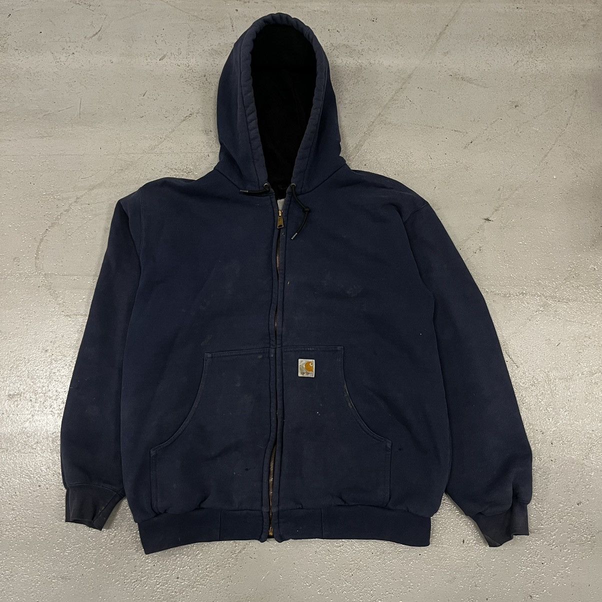 Vintage Carhartt Zip Up Thermal Hoodie