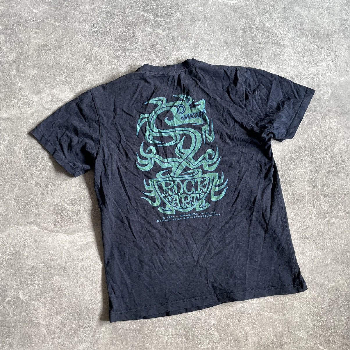 Other 1977 Vintage 90s Dragon On Ball Bravo Rock Art Tee Shirt