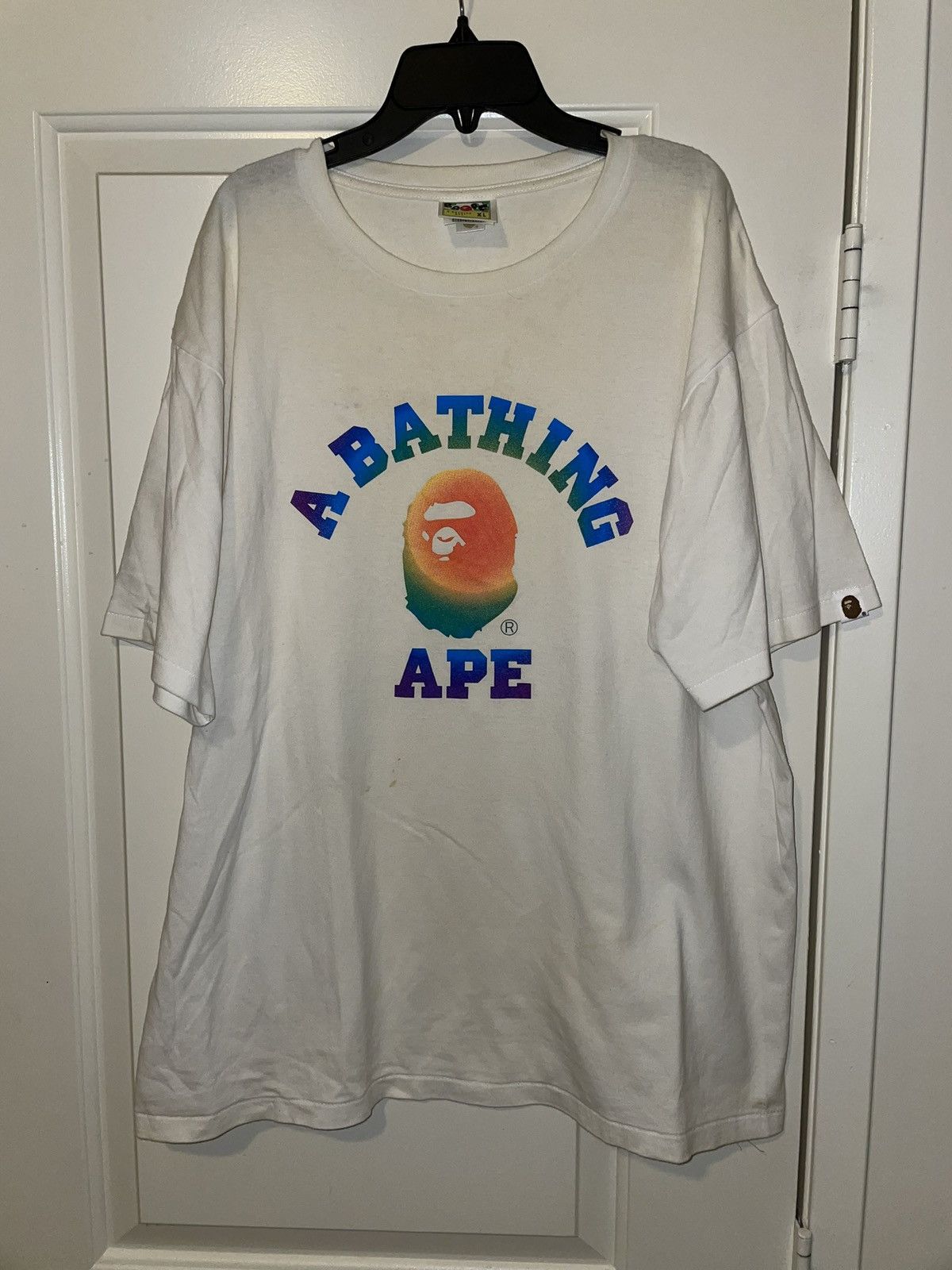 Bape Rainbow Logo Tee T Shirt Hoodie, Sweatshirt | FlexRushtees.com