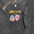 Vintage Journey And Def Leppard 2018 Us Tour Concert T Shirt Black Adult Large Logo Tour Dates Gilda Hoodie, Sweatshirt