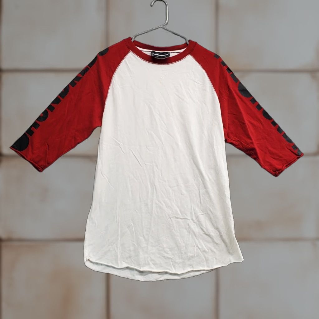 Hundreds The Hundreds Shirt Small White Logo 3 4 Sleeve Baseball Tee Men Xs Hoodie, Sweatshirt | FlexRushtees.com