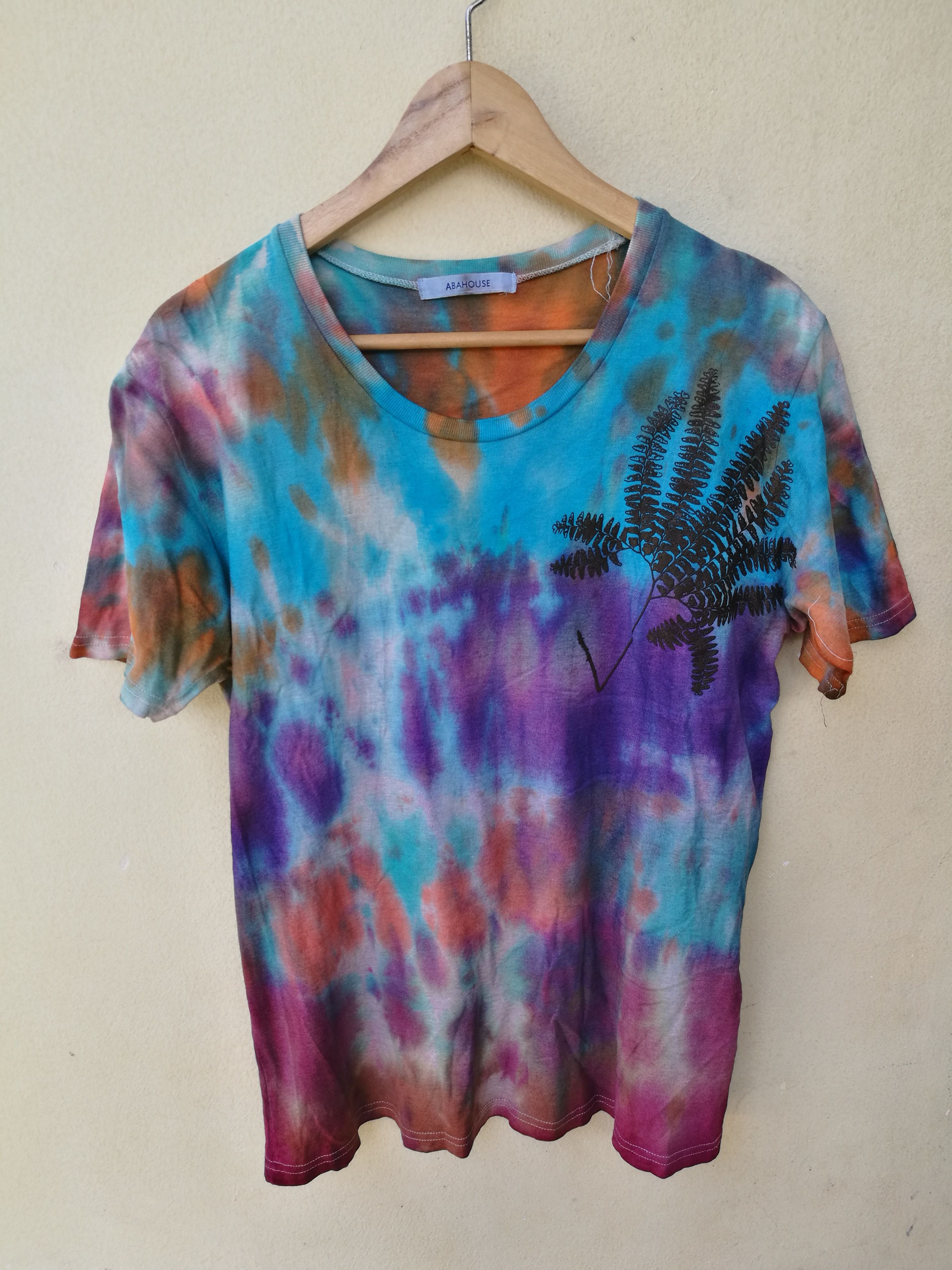 Japanese Brand Abahouse Custom Tyedye T Shirt Made In Japan