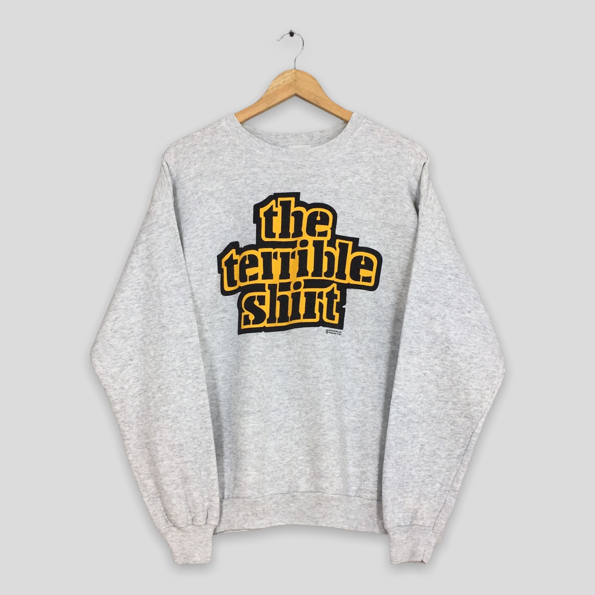 Hanes Vintage 90s The Terrible Shirt Quotes Sweatshirt Large Hoodie | FlexRushtees.com