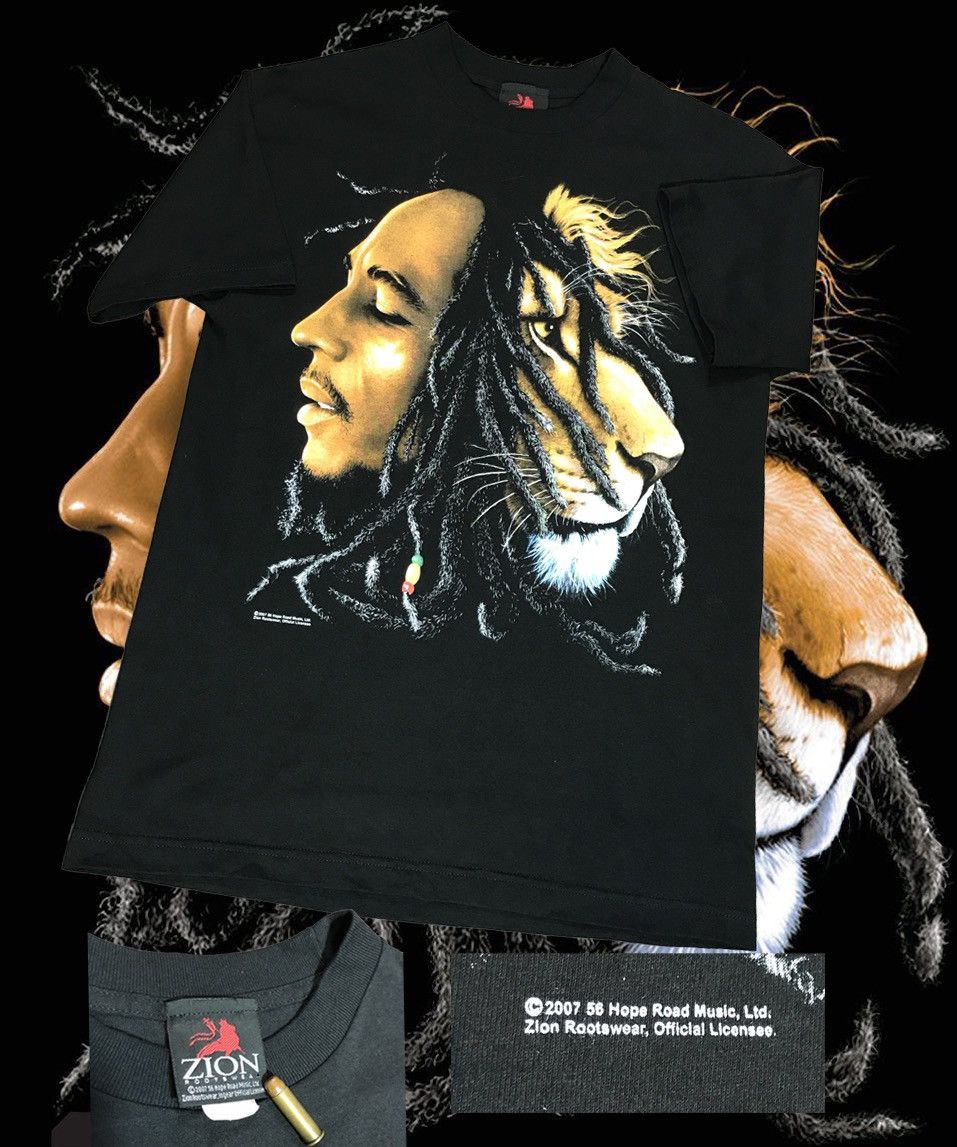 Vintage Bob Marley Zion T Shirt M 2007 Hoodie, Sweatshirt | FlexRushtees.com