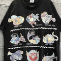 Arts Science Vintage 1993 Tropical Fish Graphic T Shirt